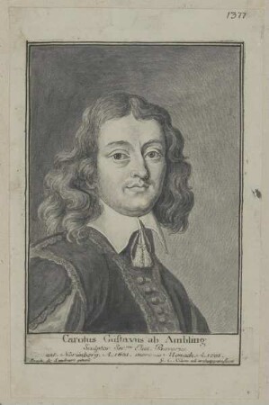 Bildnis des Carolus Gustavus ab Ambling