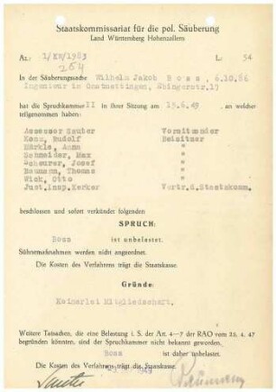 Boss, Wilhelm Jakob