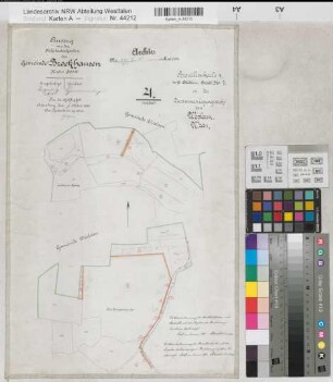 Weslarn (Bad Sassendorf), Separation Weslarn, Bl. 7 Brouillonkarte I Brockhausen Flur 4