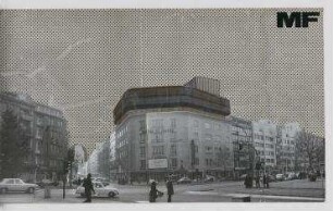 Gewerbe- und Hotelerweiterung Uhlandstraße/Kantstraße/Fasanenstraße (nicht realisiert) – Lageplan. Berlin-Charlottenburg/Wilmerdorf, Uhlandstraße 190-194, Kantstraße 15, Fasanenstraße 6
