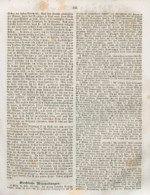 111-112 Kirchliche Mittheilungen