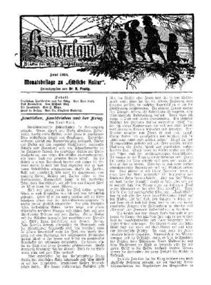 Landleben, Landfrieden und der Krieg