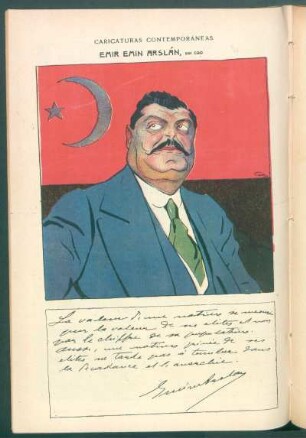 Emir Emin Arslán : Caricaturas contemporáneas
