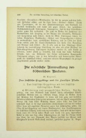 Die nördliche Umwallung des böhmischen Beckens