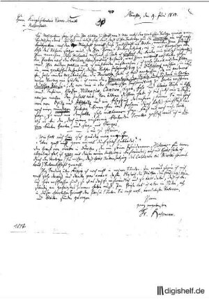40: Brief von Christian Friedrich Raßmann an Klamer Schmidt