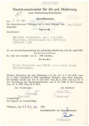 Ackermann, Pauline