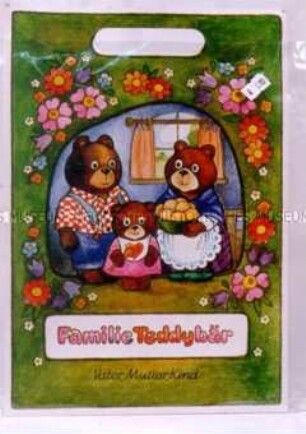 Ausschneidebogen "Familie Teddybär"
