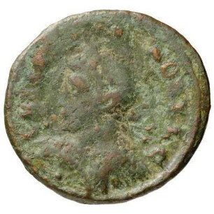 Münze, Follis, Aes 3, 322 - 323 n. Chr.