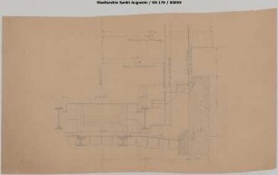 Brücke B, Siegbrücke bei Allner, neue Siegbrücke bei Allner (vermutet): Querprofil mit Reichsbahnwagen auf Rollwagen