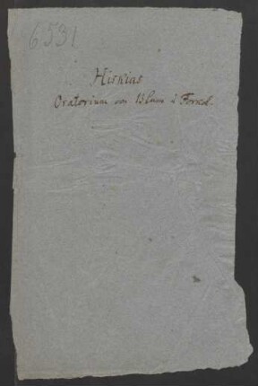 Hiskias; V (5), Coro, orch