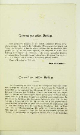 Vorwort zur ersten Auflage. Vorwort zur dritten Auflage. Vorwort zur vierten Auflage
