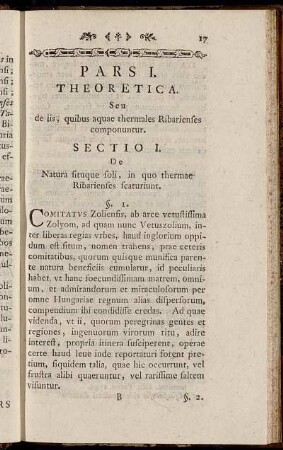 Pars I. Theoretica.