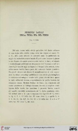28: Necropoli laziali della prima età del ferro