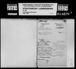 Schuldenwesen der Teilgemeinde Bronnen, Gemeindebezirk Neuler