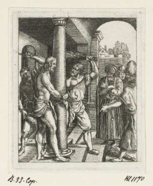 Geißelung Christi, Blatt 10 der Folge "Passion"