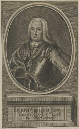 Bildnis des Ioseph Wilhelm Ernst zu Fürstenberg