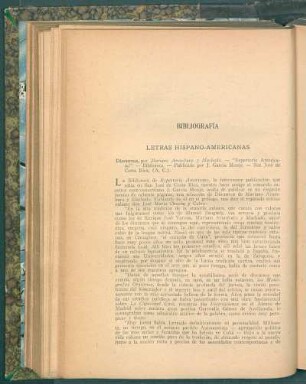 Letras hispano-americanas