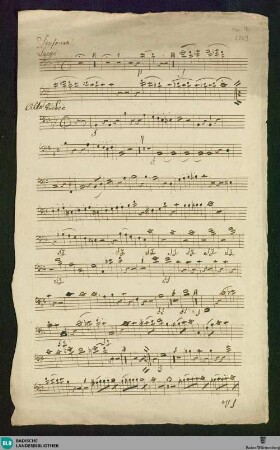 Symphonies. Excerpts - Don Mus.Ms. 2209 : B|b