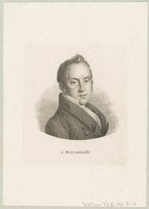 Bildnis des S. Mercadante