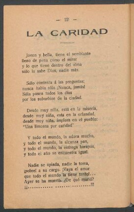 La caridad