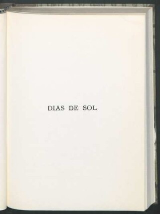 Días de sol