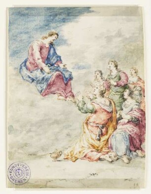Fünf kluge Jungfrauen, Blatt 19 der Folge: "Leben Christi"
