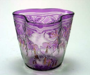 Vase mit Widmung für Heinrich Strehblow