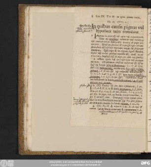 Tit. II. (VIII. 15.) In quibus causis pignus vel hypotheca tacite contrahitur.