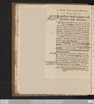 Tit. II. (VIII. 15.) In quibus causis pignus vel hypotheca tacite contrahitur.