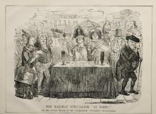 The railway speculator "at home;" or, Mr. Jeames Plush in his celebrated "stagging" characters