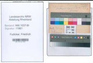 Entnazifizierung Friedrich Fudickar , geb. 08.11.1891 (Vertreter)