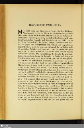 Historische Parallelen