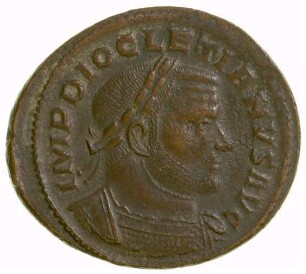 Münze, Follis, 303 - 305