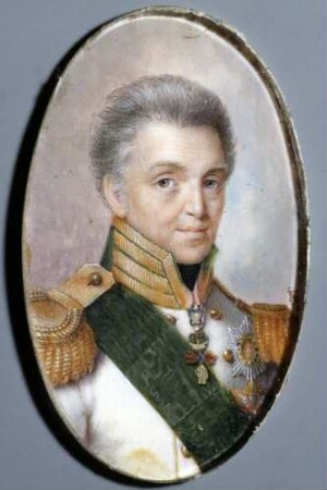 König Anton von Sachsen in weißer Uniform (1755-1836)