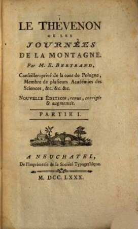 Le Thévenon Ou Les Journées De La Montagne, 1
