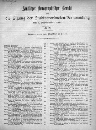 No. 21, 3. September 1891