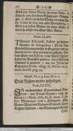 Num. CLXV.