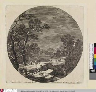[Landschaft mit Bauern und Landwirtschaft]