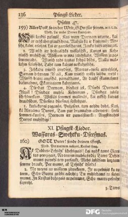 XI. Pfingst-Lieder.
