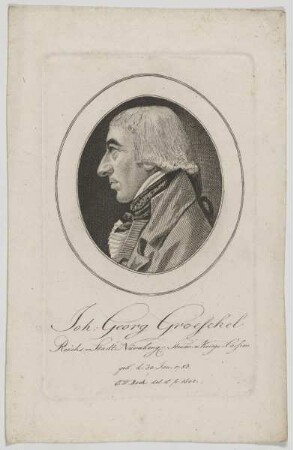 Bildnis des Joh. Georg Groeschel