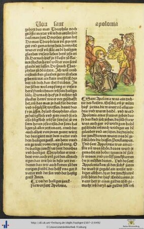 Von der hailigen junckfrawen sant Apolonia