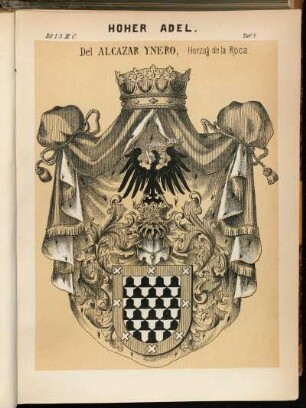 Taf. 7. Del Alcazar Ynero, Herzog de la Roca.
