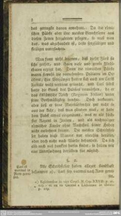 §2. Carl ist viermal in Rom gewesen