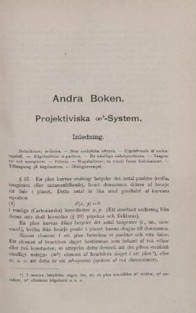 Andra Boken.