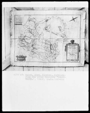 Plan des alten Freigutes "Adels-Reuthe"