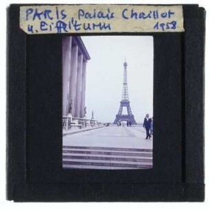 Paris, Eiffelturm,Paris, Palais de Chaillot