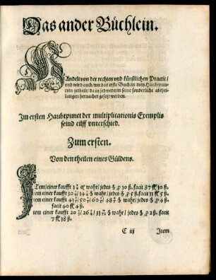Das ander Büchlein.