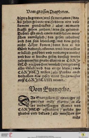 Vom Euangelio