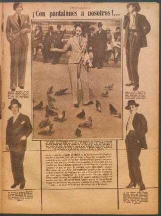 ¡Con pantalones a nosotros!... [Fotografías]