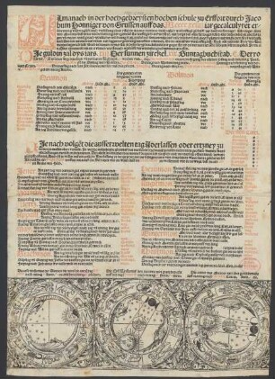 Almanach für Erfurt auf das Jahr 1494